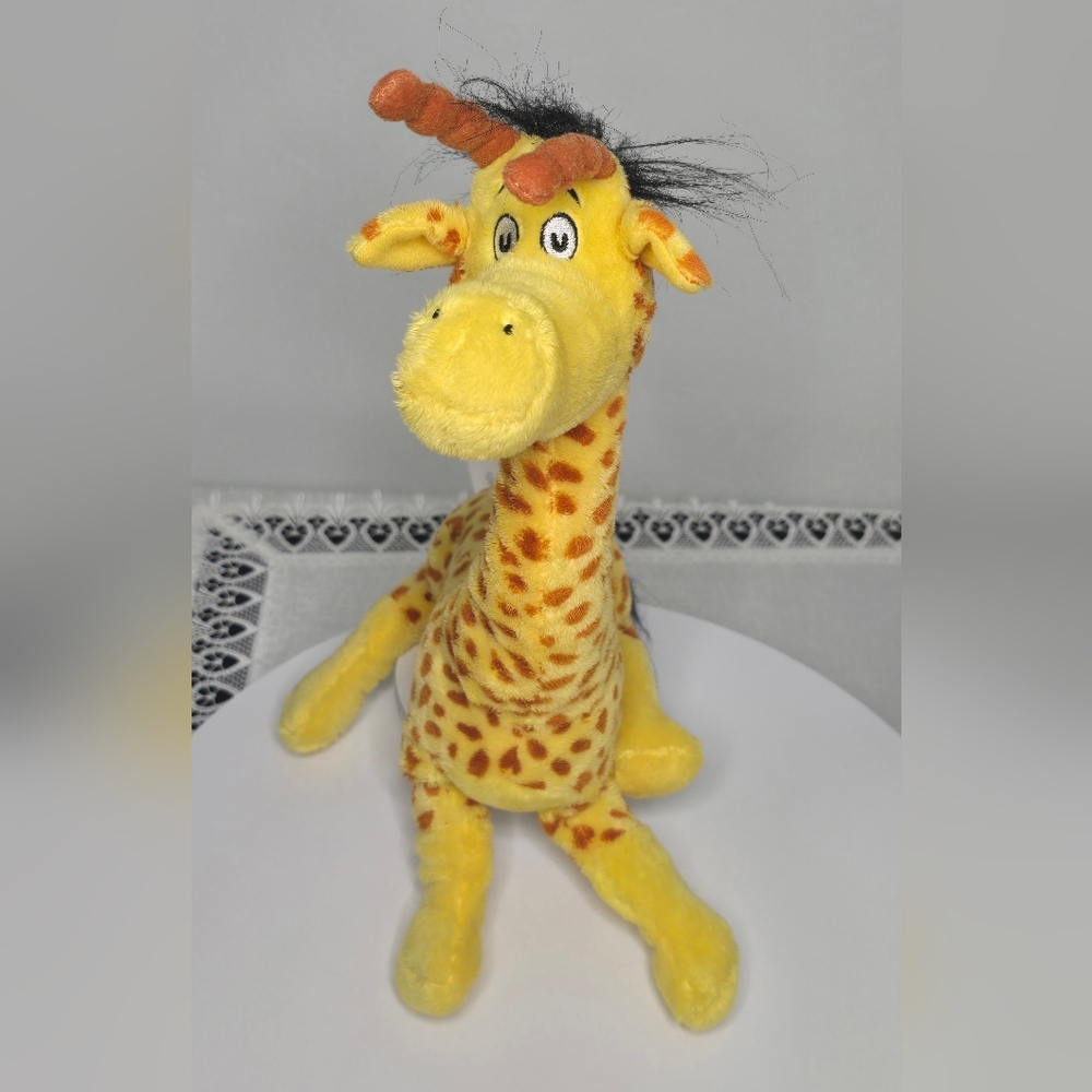 Kohl's Cares Dr Seuss Mulberry Street Yellow Giraffe Plush Stuffed Animal ~Read